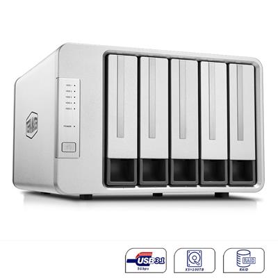 Caja Expansion DAS 5 Bahias RAID Terramaster D5-300 USB-C 3.1