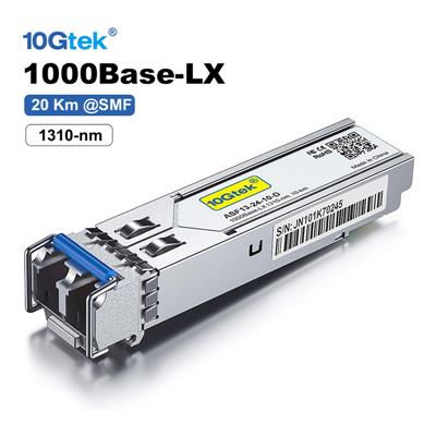 Modulo SFP 1.25G 20Km 1310nm 1000Base-LX SMF Duplex-LC OEM CISCO DELL JUNIPER etc