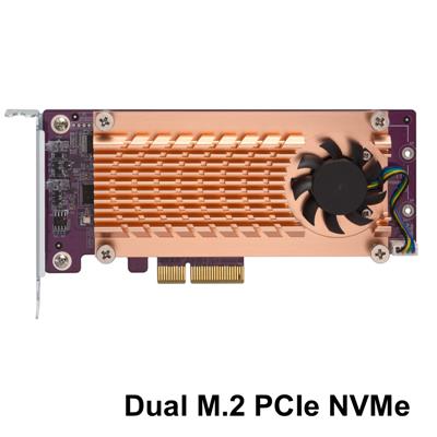 Placa PCIe para 2xSSD M2 PCIe NVMe - QNAP QM2-2P-3