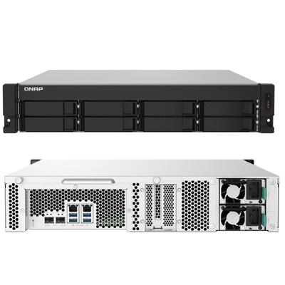 Nas 8 Bahias Rackeable QNAP TS-832PXU-RP 4GB RAM - 2 FUENTES