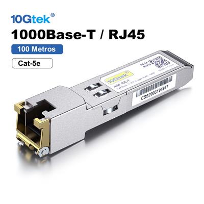 Modulo SFP 1.25G 100Mts 1000Base-T RJ45 1.25GbE JU