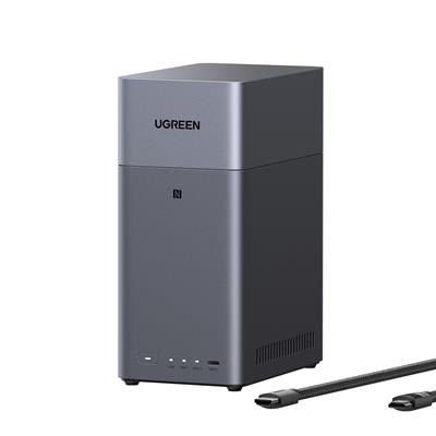 NAS UGREEN NASync DH2300 - 2 Bahías - Rockchip 8 núcleos - 1GbE - 4GB RAM - Hasta 64TB