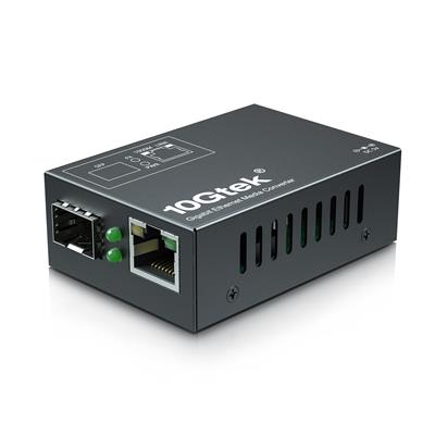 Mini Media Converter - Gigabit Ethernet SFP Slot (sin transceiver) (con fuente)