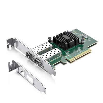 Placa NIC 2x SFP+ 10G - Intel 82599 X520-DA2 - PCIe v2 X8 -  10GTEK