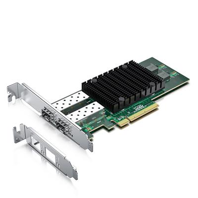 Placa NIC 2x SFP+ 10G - Intel X710-DA2 - PCIe v3 X8 -  10GTEK